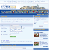 Tablet Screenshot of budapesthotelstart.com